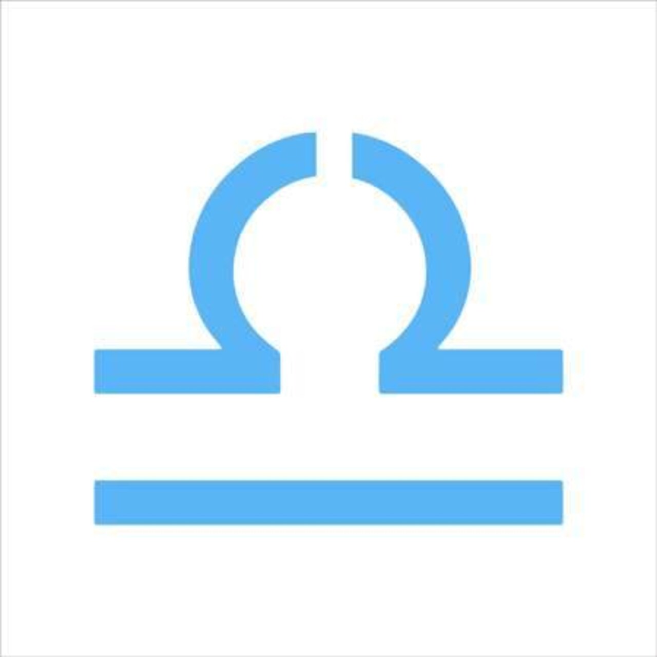 Libra Zodiac Sign Shape Stencil | Wall Stencil | High School Senior Parking Spot Stencil | Reusable | Stencil Ease |